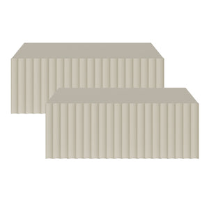 Lot de 2 tables de chevet murales Nand [en.casa]