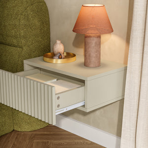 Lot de 2 tables de chevet murales Nand [en.casa]