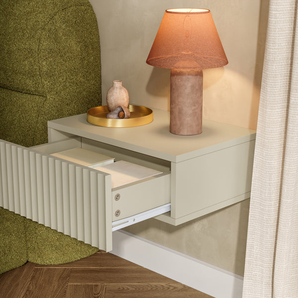 Lot de 2 tables de chevet murales Nand [en.casa]
