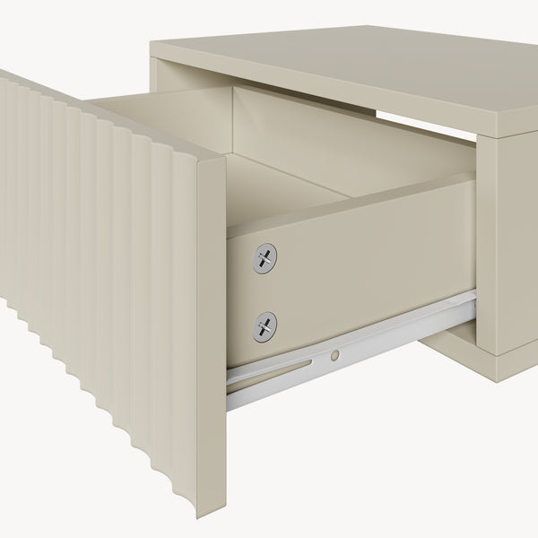 Lot de 2 tables de chevet murales Nand [en.casa]