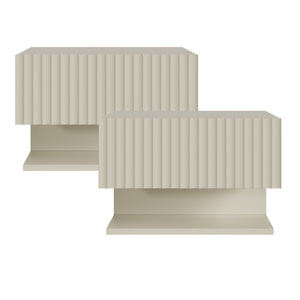 Lot de 2 tables de chevet murales Nand [en.casa]