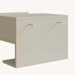 Lot de 2 tables de chevet murales Nand [en.casa]
