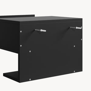 Lot de 2 tables de chevet murales Nand [en.casa]