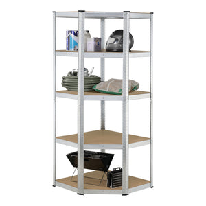 Système de Rangement à 5 Niveaux Birthälm Plusieurs tailles Argenté [pro.tec]