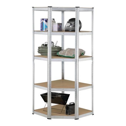 Système de Rangement à 5 Niveaux Birthälm Plusieurs tailles Argenté [pro.tec]