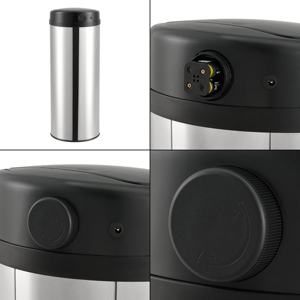 Poubelle à capteur différentes couleurs et tailles [en.casa]