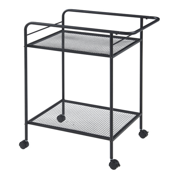 Chariot de service Hole avec 2 étagères 72 x 62 x 45 cm [en.casa]