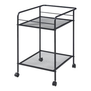 Chariot de service Hole avec 2 étagères 72 x 62 x 45 cm [en.casa]