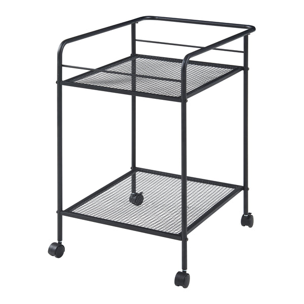 Chariot de service Hole avec 2 étagères 72 x 62 x 45 cm [en.casa]