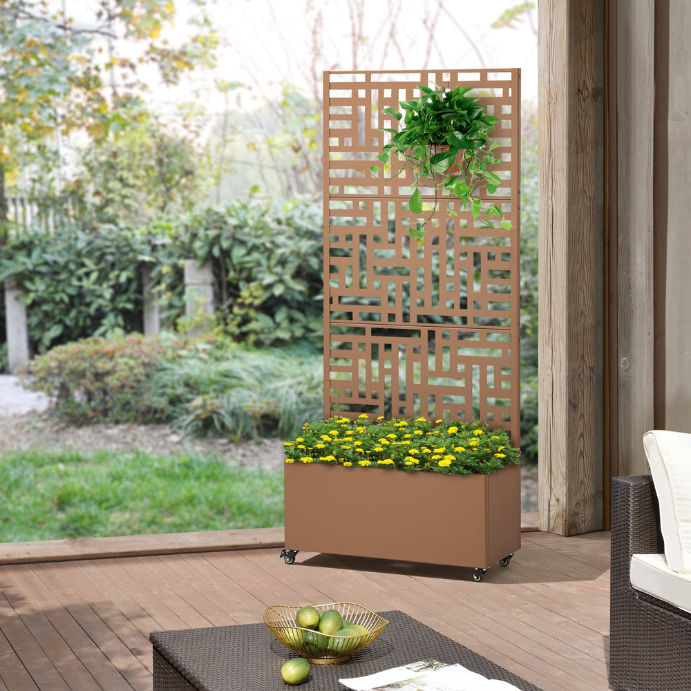 Cloison Bernalda avec bac à fleurs [casa.pro]