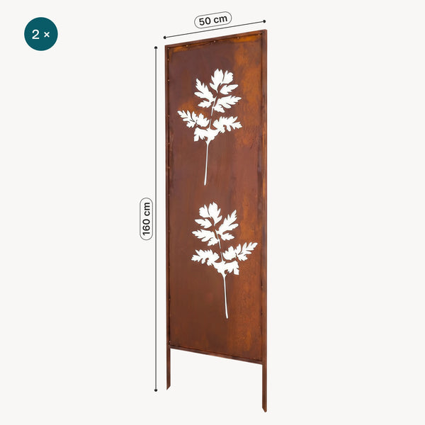 Lot de 2 brise-vues Irsina 160 x 50 cm casa.pro
