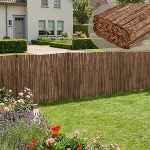 Clôture Brise Vue Écorce / Bois de Saule Plusieurs Tailles [casa.pro]