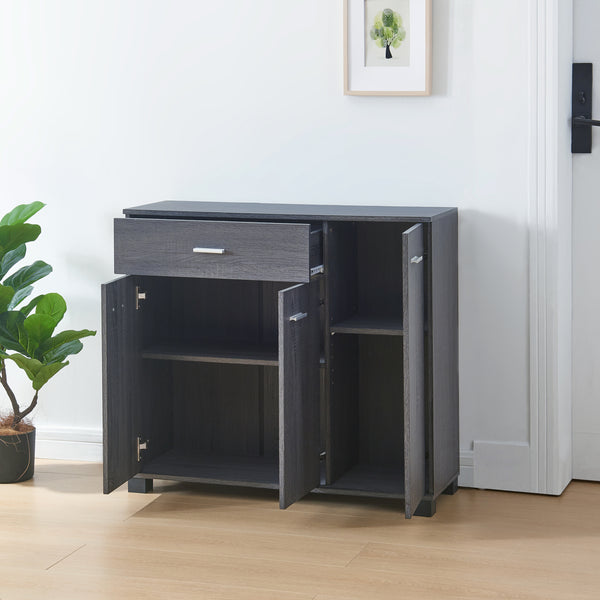 Commode Bobeck panneau de particules 72 x 80 x 28 cm [en.casa]