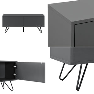 Commode Bollebygd à 2 Portes 47 x 110 x 30 cm  Plusieurs couleurs [en.casa]