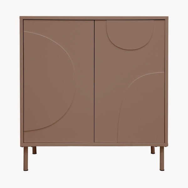 Commode Holea avec 2 portes 75 x 70 x 34 cm [en.casa] 