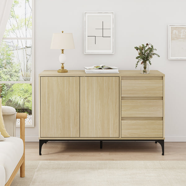 Buffet Kistiandi 77 x 120 x 40 cm [en.casa] 