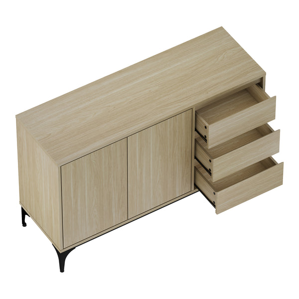 Buffet Kistiandi 77 x 120 x 40 cm [en.casa] 