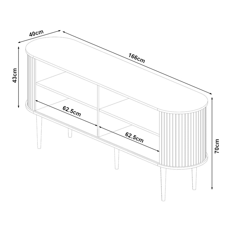 Croquis coté Buffet Mapia [en.casa]