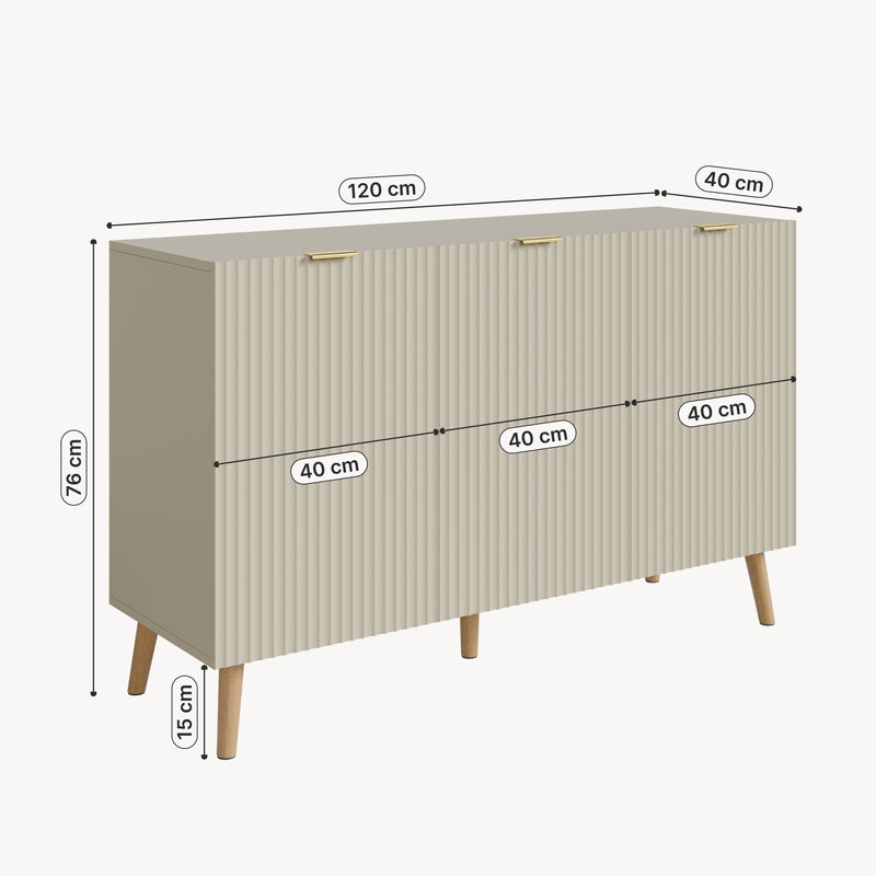 Croquis coté Buffet Nand [en.casa]