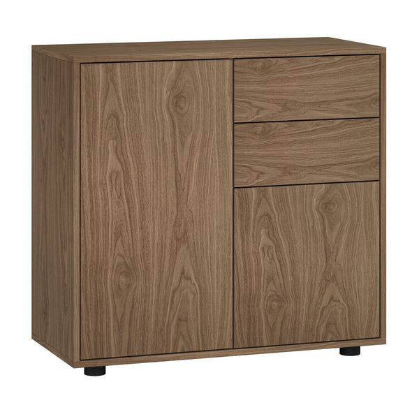 Commode Paarl 74 x 79 x 36 cm avec 2 portes [en.casa]