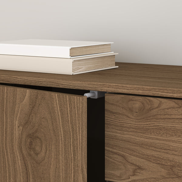 Commode Paarl 74 x 79 x 36 cm avec 2 portes [en.casa]