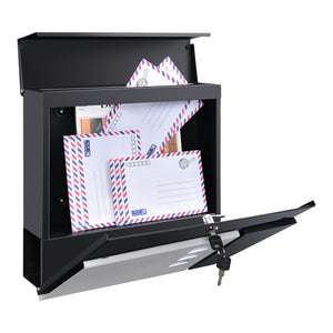 Boîte aux lettres Alfstedt 37x37x10,5 cm en acier, disponible en différentes couleurs [en.casa]