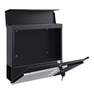 Boîte aux lettres Alfstedt 37x37x10,5 cm en acier, disponible en différentes couleurs [en.casa]