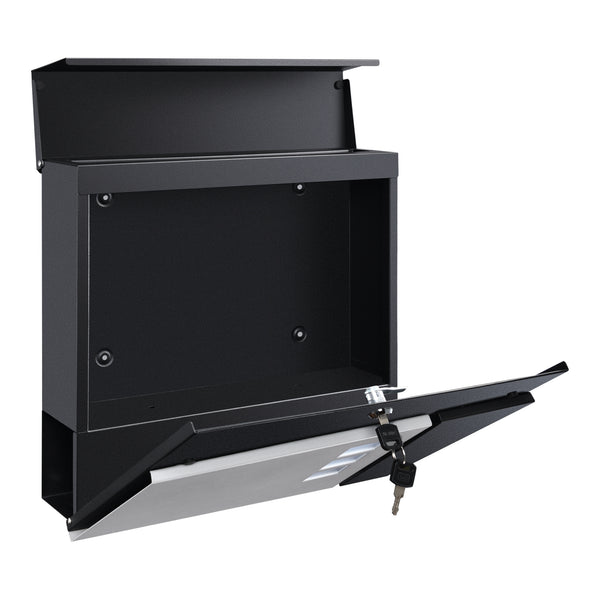 Boîte aux lettres Alfstedt 37x37x10,5 cm en acier, disponible en différentes couleurs [en.casa]