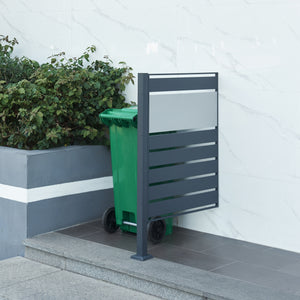 Clôture de poubelles Uusikaupunki [en.casa]