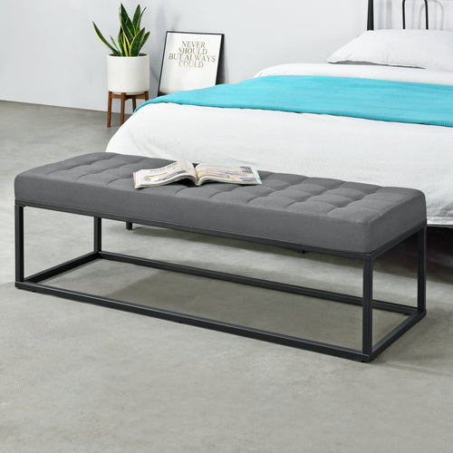 Polsterbank Salta Metall 120x40x38 cm in versch. Farben [pro.tec] - premiumXL