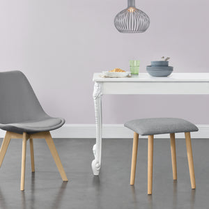 Pouf Gera 45,5 x 36 x 36 cm Rembourré en différentes couleurs en.casa