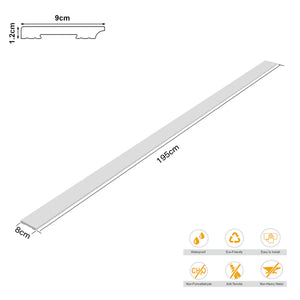 Plinthes Coevorden Set Blanc [neu.haus]