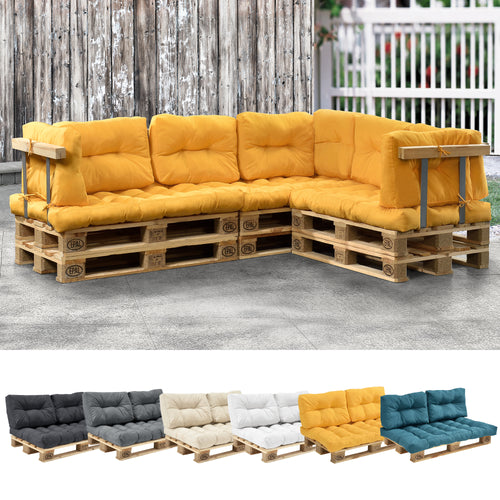 Coussin palette Comfy en différentes couleurs en.casa - premiumXL