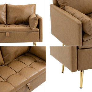 Canapé 2 places Sysmä 72 x 122 x 65 cm [en.casa]