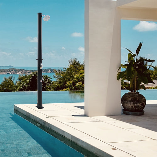 Solardusche Frerievn mit Fußdusche 215 cm 18L  [casa.pro]