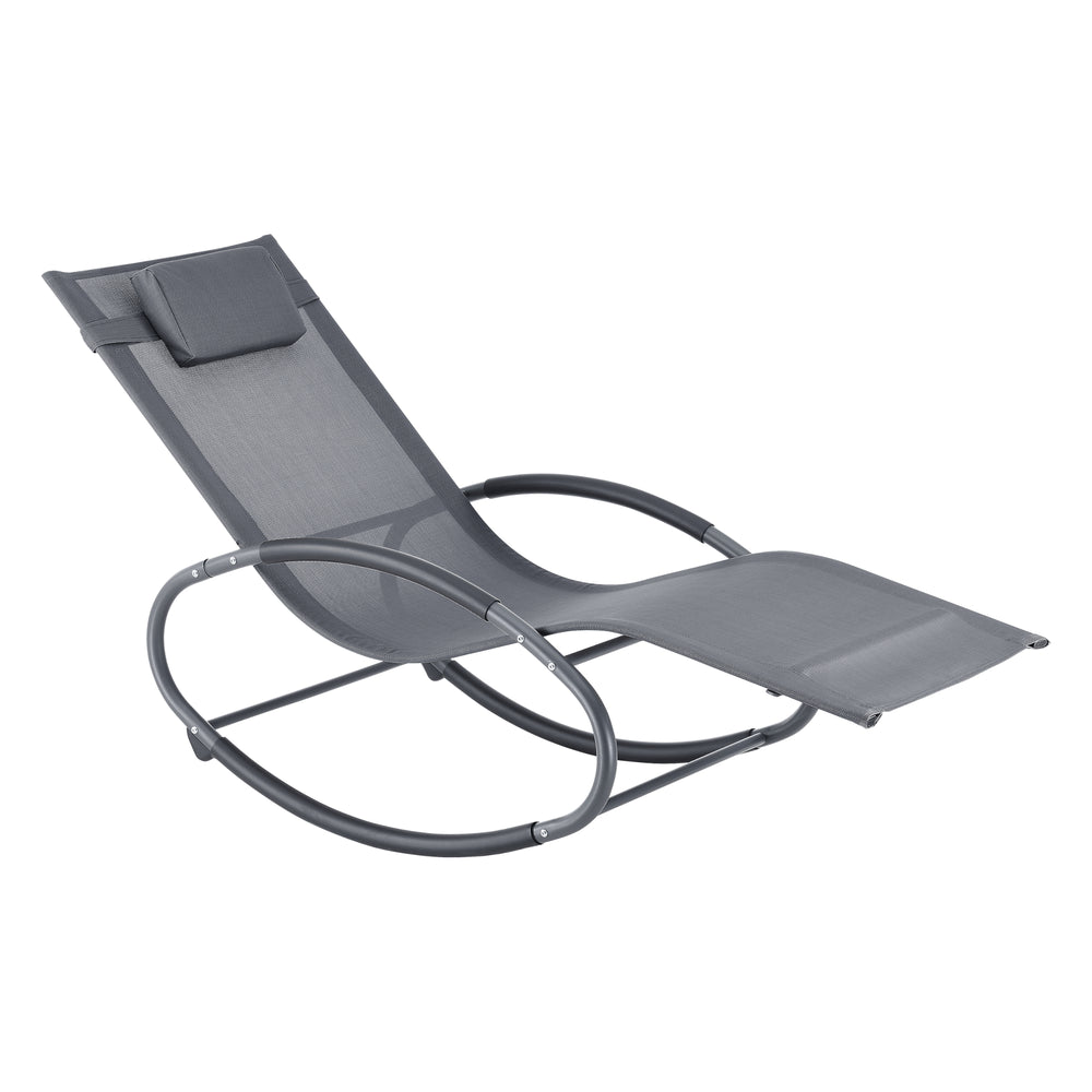 Chaise à bascule Almaluez 120 kg diff. couleurs en.casa - premiumXL