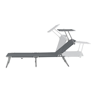 Chaise longue Getaria 189x57x28 cm [en.casa]