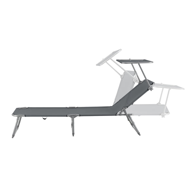 Chaise longue Getaria 189x57x28 cm [en.casa]