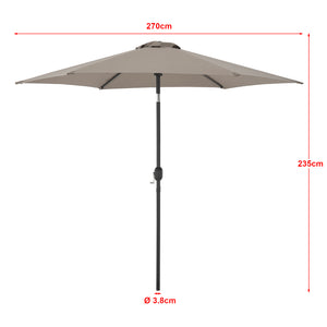 Parasol Altino avec articulation à genou [casa.pro]