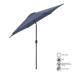 Parasol Altino hexagonal polyester 270 x 235 [casa.pro]