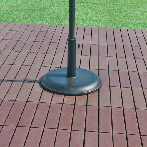 Pied de parasol Bionaz béton noir [casa.pro] - premiumXL