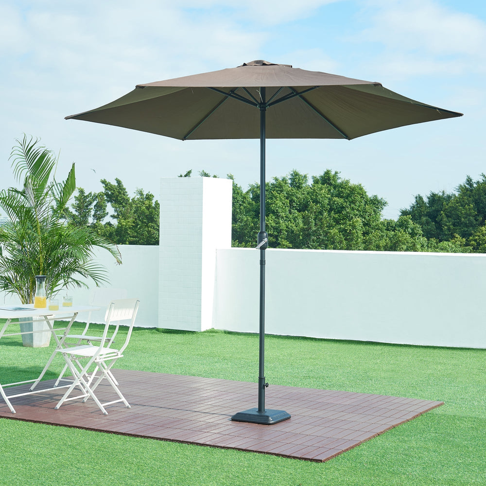 Pied de parasol Biccari béton noir [casa.pro]