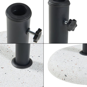 Pied de parasol Bitritto avec adaptateurs 37 42 52 58 mm casa.pro