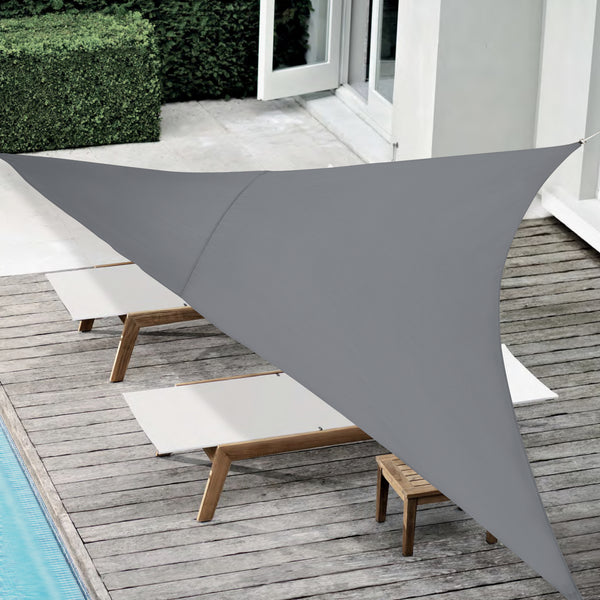 Voile d'Ombrage Patras Triangulaire Couleurs Différentes Plusieurs Tailles [en.casa]