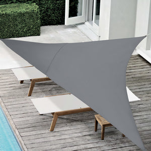 Voile d'Ombrage Patras Triangulaire Couleurs Différentes Plusieurs Tailles [en.casa]