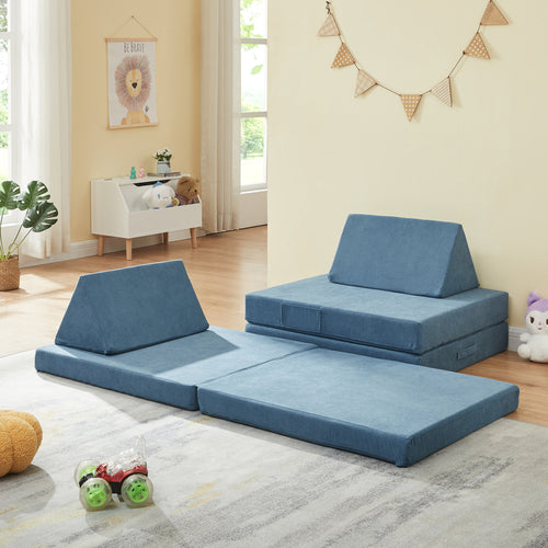 Canapé de jeu de 5 pièces Norhulta velours côtelé [en.casa]