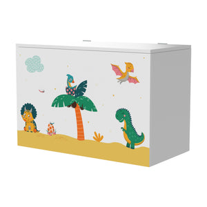 Coffre de rangement Oleiros pour enfant 40 x 60 x 30 cm [en.casa]