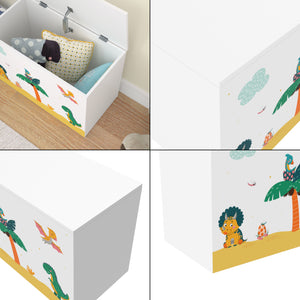 Coffre de rangement Oleiros pour enfant 40 x 60 x 30 cm [en.casa]