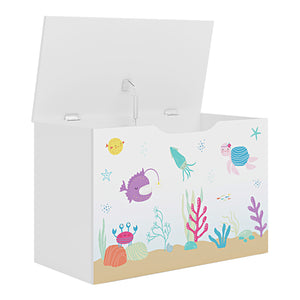 Coffre de rangement Oleiros pour enfant 40 x 60 x 30 cm [en.casa]