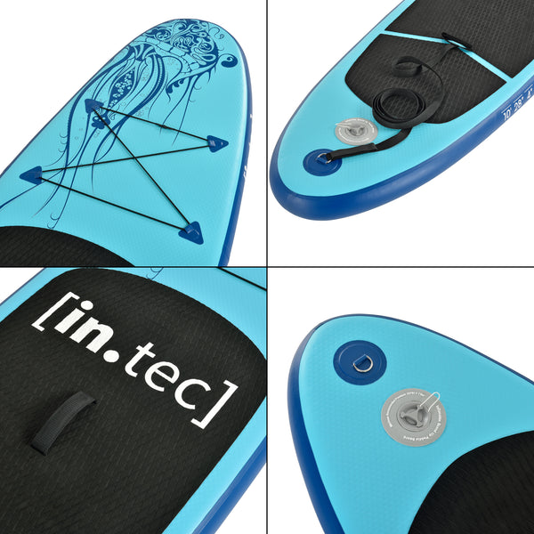 Stand Up Paddle Planche Gonflable Benguela 305 x 71 x 10 cm Jusqu'à 100 kg [in.tec]